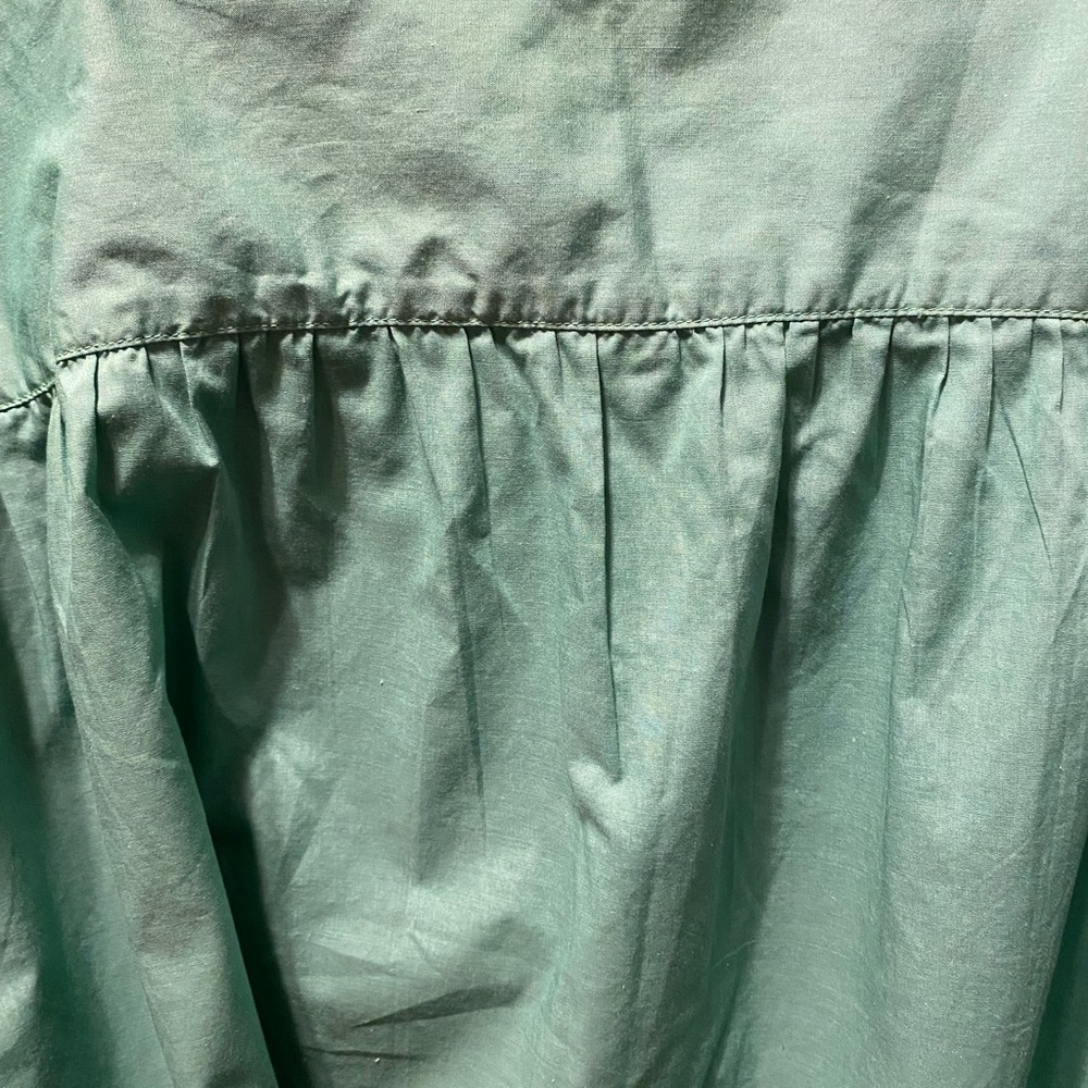 Green Button-Up Shirt plus size 5X Women’s - Picture 12 of 13